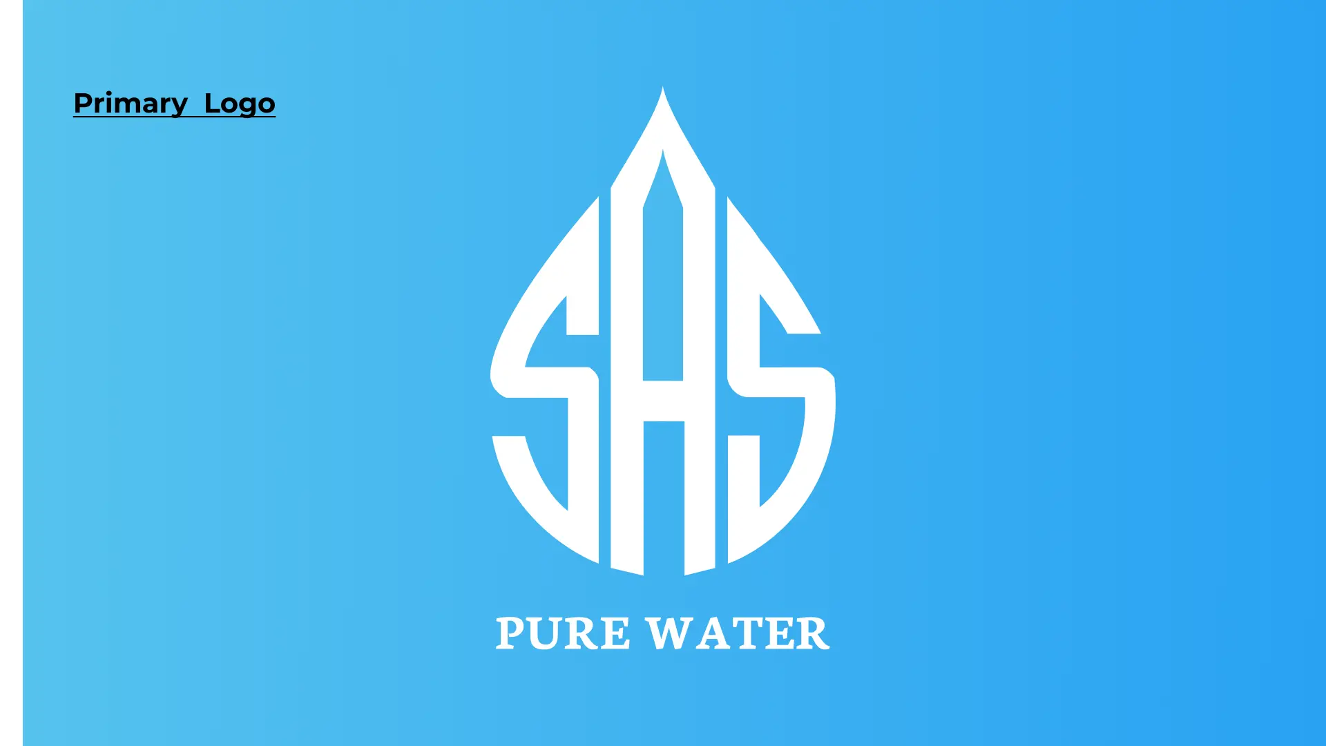 Slide 16 9 3 | Creating a Brand Identity for SAS Pure Water | Flashyminds